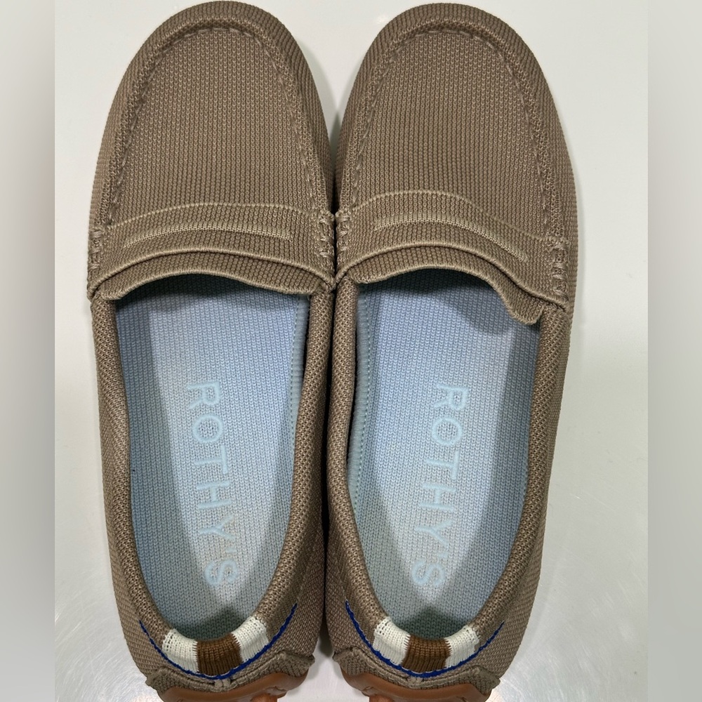 Rothy's The Driver Flats Latte Neutral 6.5 - Picture 4 of 10